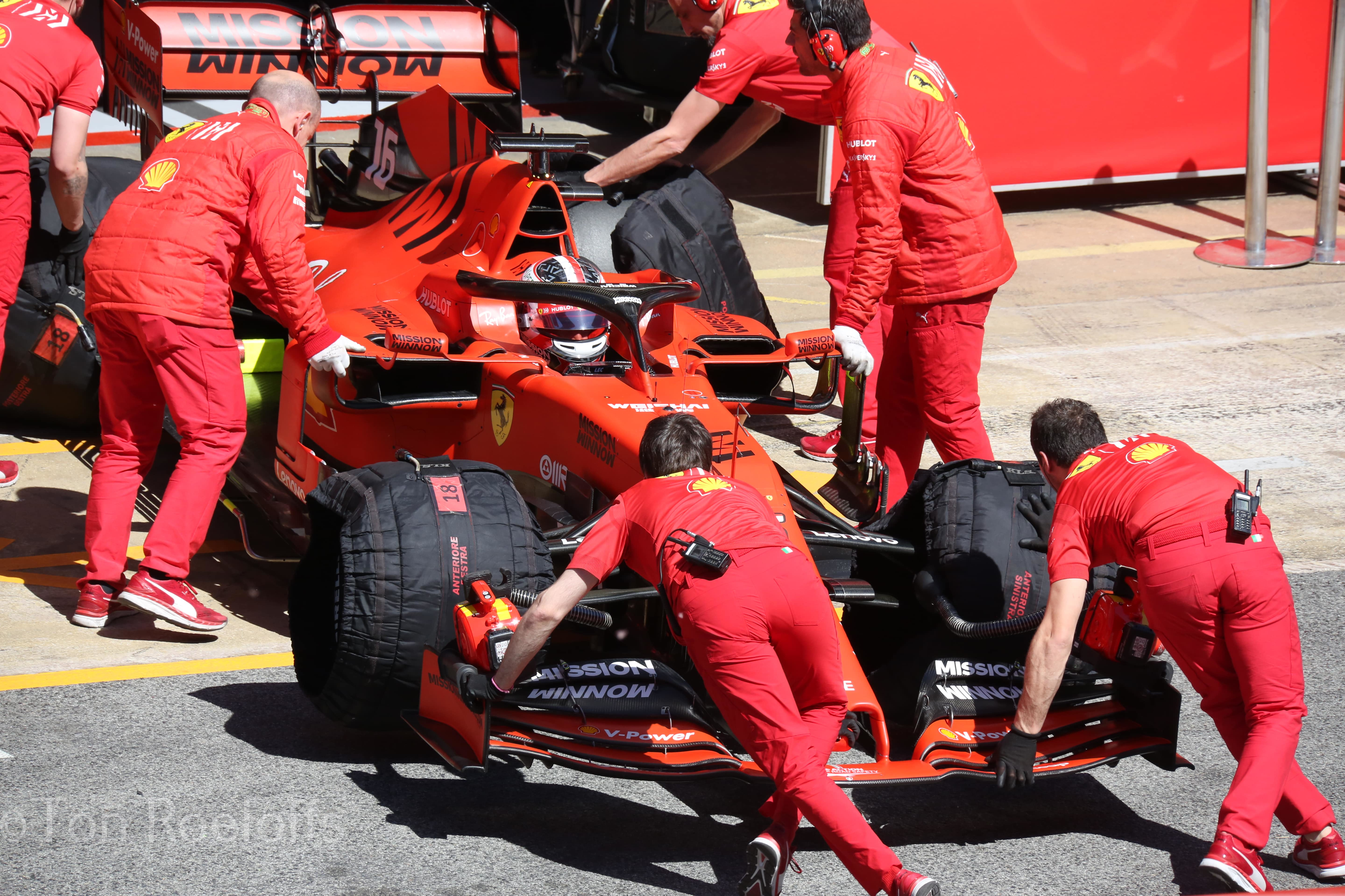 Verstappen pitbox